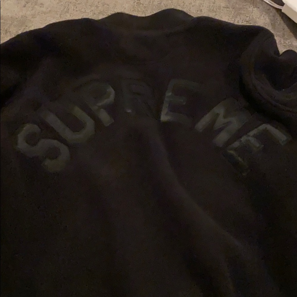 Supreme Varsity fleece jacket